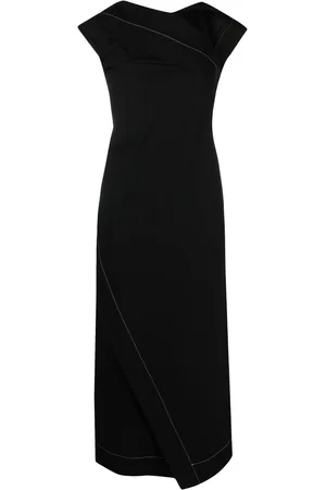 Jil Sander Vestido con costuras en contraste
