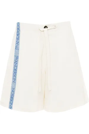 J.W.Anderson Bermudas anchas con franja del logo