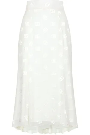 Dolce & Gabbana Falda con logo DG