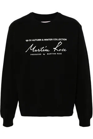 MARTINE ROSE Sudadera con logo estampado