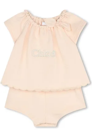 Chloé Conjunto con logo bordado