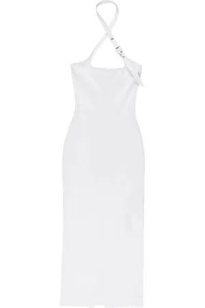 The Attico Vestido con cuello halter
