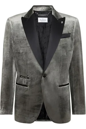 Philipp Plein Blazer con solapas en contraste