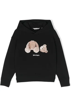 Palm Angels Sudadera con capucha y oso estampado