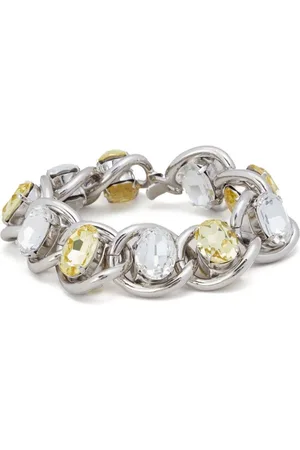 Marni Pulsera de cadena con detalles de cristal
