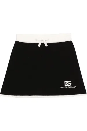 Dolce & Gabbana Falda con logo estampado