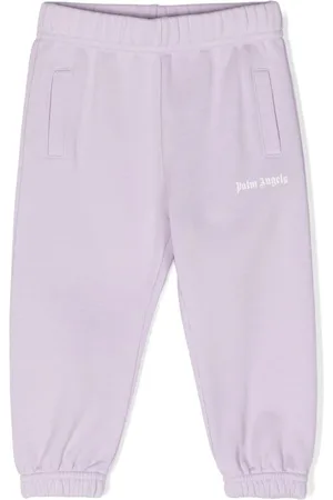 Palm Angels Pantalones de chándal con logo estampado