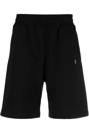 Palm Angels Pantalones cortos de deporte con monograma