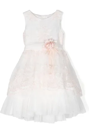 Mimilù Vestido con apliques florales