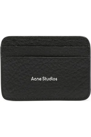 Acne Studios Tarjetero con logo estampado