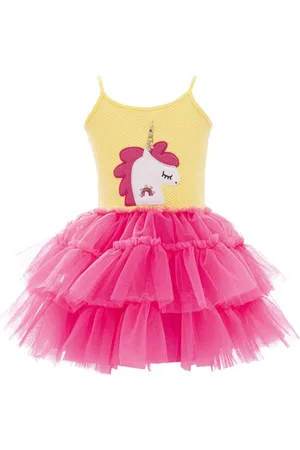 Mimi Tutu Vestido con motivo de unicornio