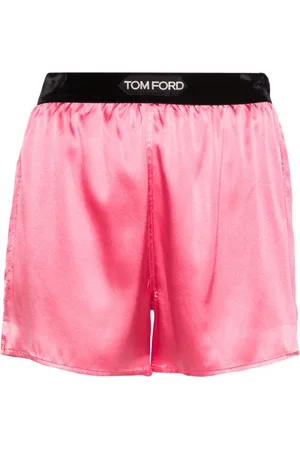 Tom Ford Pantalones cortos con logo en la cinturilla