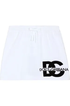 Dolce & Gabbana Falda con logo estampado