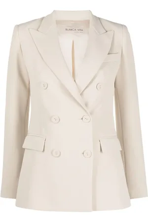 BLANCA Blazer con doble botonadura