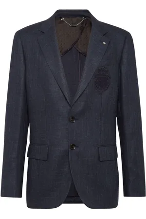 BILLIONAIRE Blazer con parche del logo