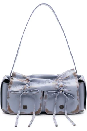 Acne Studios Bolso de hombro con efecto envejecido