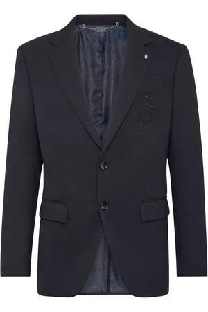 BILLIONAIRE Blazer con parche del logo