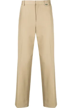 Lacoste Pantalones chinos con logo bordado