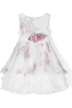 Mimilù Vestido con apliques florales