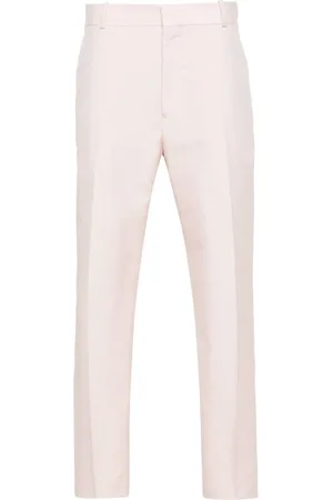 Alexander McQueen Pantalones de vestir con cierre oculto