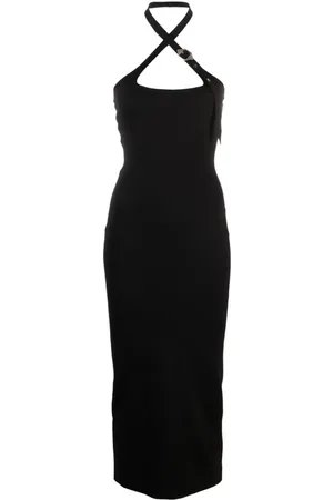The Attico Vestido con cuello halter