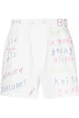 BODE Pantalones cortos con diseño bordado