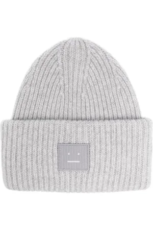 Acne Studios Gorro con aplique del logo