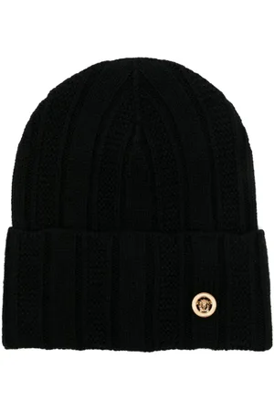 VERSACE Gorro de canalé Medusa