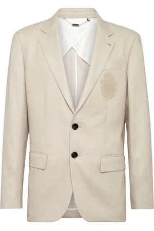 BILLIONAIRE Blazer con parche del logo