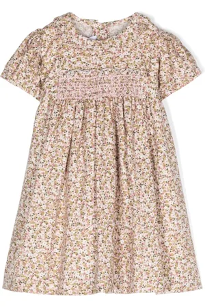 SIOLA Vestido con motivo floral en jacquard