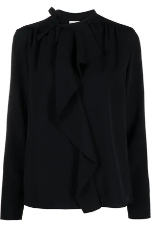 Isabel Marant Blusa Utah con ribete de volantes