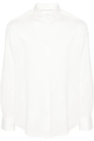 Brunello Cucinelli Camisa con cuello italiano