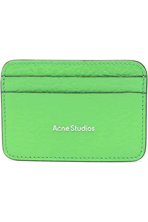 Acne Studios Tarjetero con logo estampado