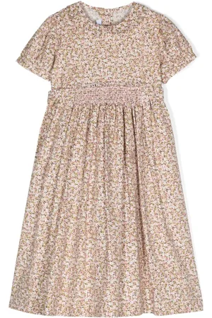 SIOLA Vestido con motivo floral en jacquard