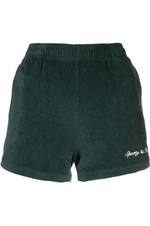 Sporty & Rich Pantalones cortos con logo bordado