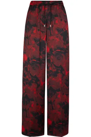 HUGO BOSS Pantalones rectos con estampado abstracto