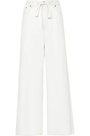 Maison Margiela Vaqueros anchos con cordones