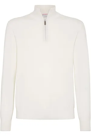 Brunello Cucinelli Polo con cuello alzado