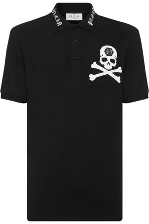 Philipp Plein Polo con calavera estampada