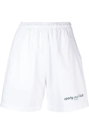 Sporty & Rich Pantalones cortos de chándal con logo