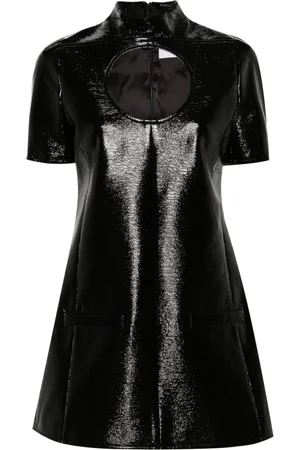 Courrèges Vestido corto con aberturas