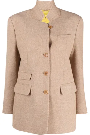 ERMANNO SCERVINO Chaqueta con motivo pied de poule y botones