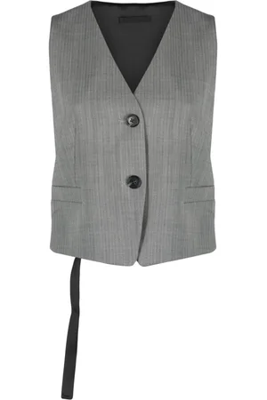 Helmut Lang Chaleco con motivo de espiga
