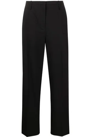 Ganni Pantalones de vestir de talle medio