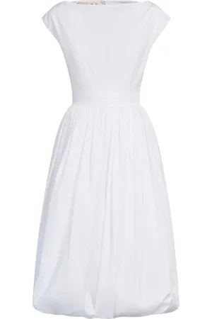 Marni Vestido midi con cuello barco
