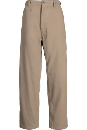 Izzue Pantalones rectos con aplique del logo