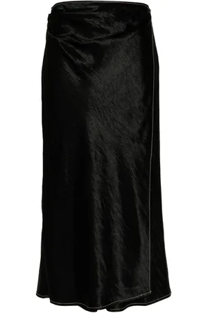 Acne Studios Falda midi cruzada