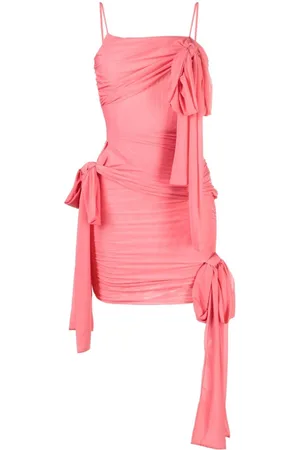 BLUMARINE Vestido corto asimétrico