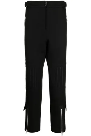 Namacheko Pantalones rectos con detalle de cremalleras