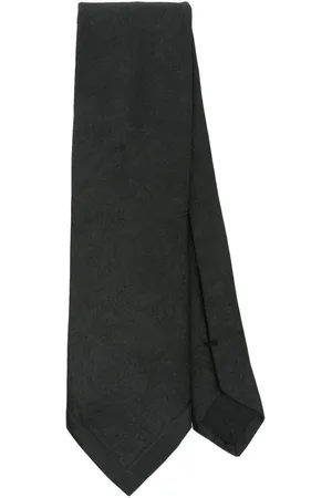VERSACE Corbata de seda con motivo Barocco en jacquard